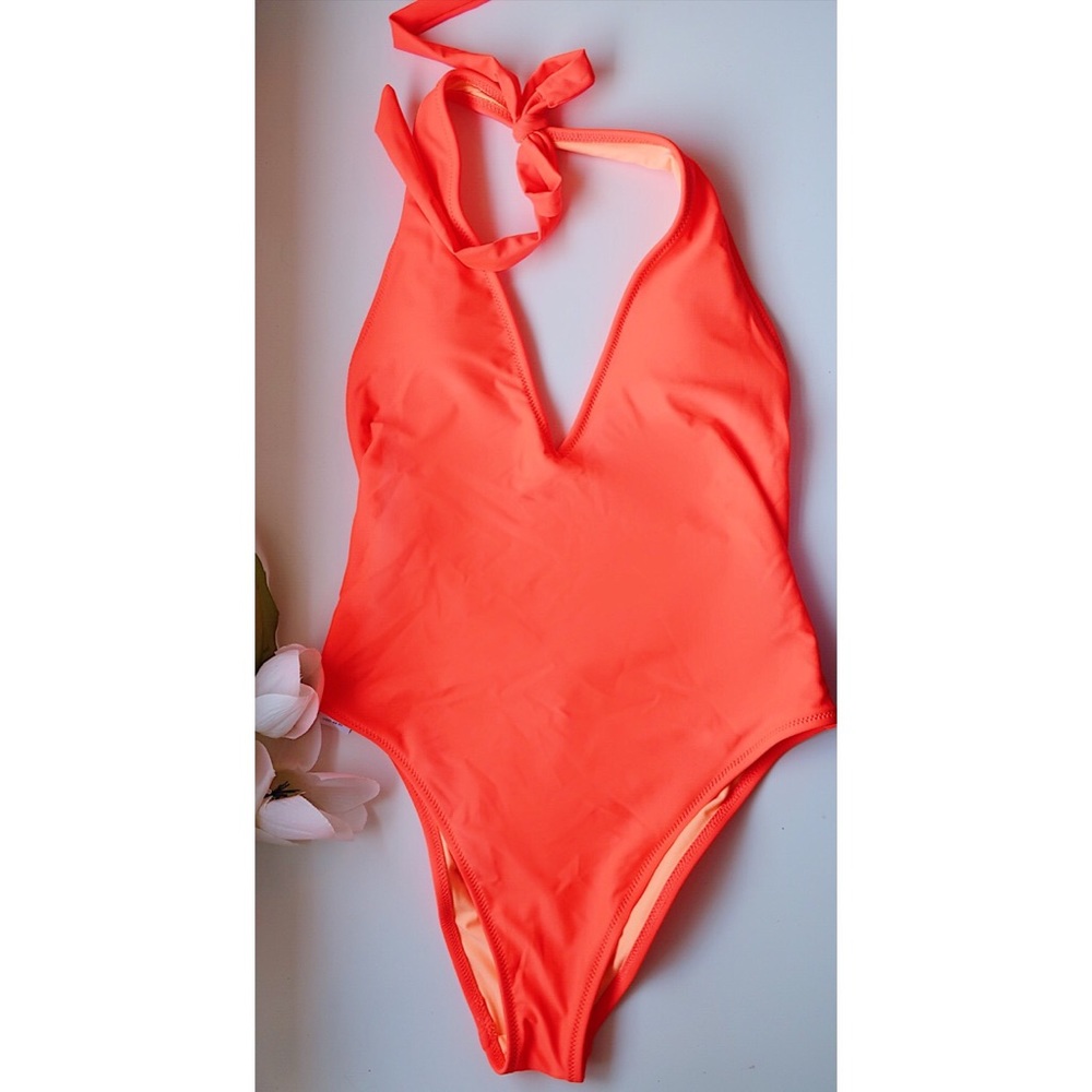 Aerie Popular Neon One Piece Swimsuit